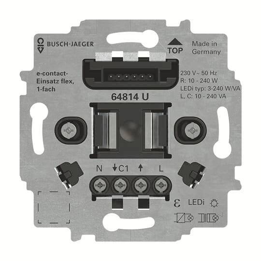 BJ e-contact-Eins.flex 1-f 64814 U Install.Baumaterial Schaltermat/Geb.Steu Schalter Steckdosenm