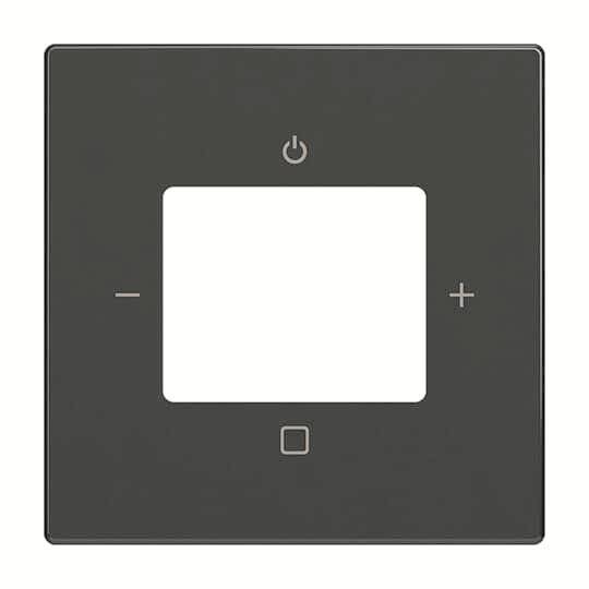 BJ Zentralscheibe schwarz 8252-885-101 matt Install.Baumaterial Schaltermat/Geb.Steu Schalter