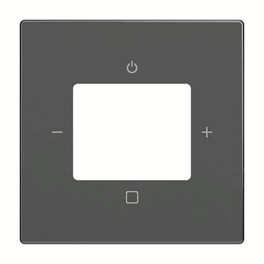 BJ Zentralscheibe anthrazit 8252-81-101 Install.Baumaterial Schaltermat/Geb.Steu Schalter