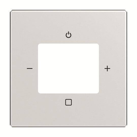 BJ Zentralscheibe alusilber 8252-83-101 Install.Baumaterial Schaltermat/Geb.Steu Schalter