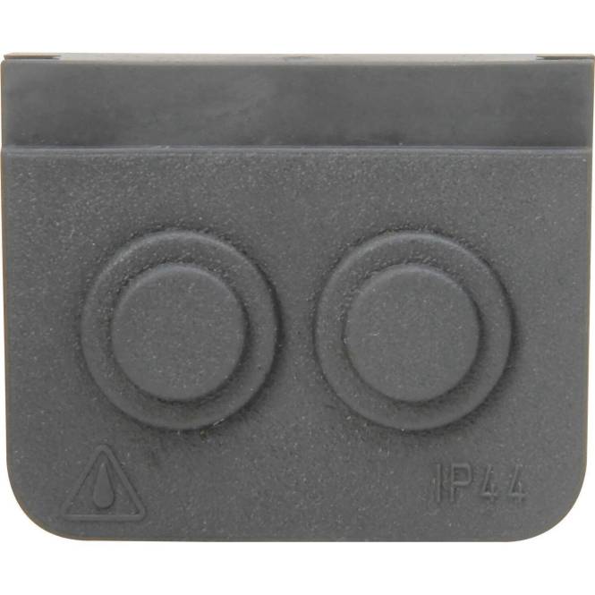 Kopp APWG Blue Electric 3216.1500.4 Kabeleinführung anthrazit 2fach Install.Baumaterial Schalter
