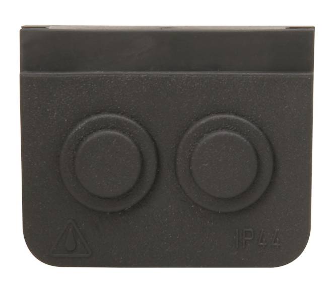 Kopp APWG Blue Electric 3216.1500.4 Kabeleinführung anthrazit 2fach Install.Baumaterial Schalter