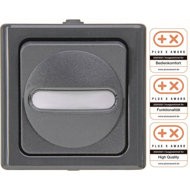 Kopp APWG Blue Electric 5606.1500.7 (Aus-/Wechsel) anthrazit Install.Baumaterial Schalter