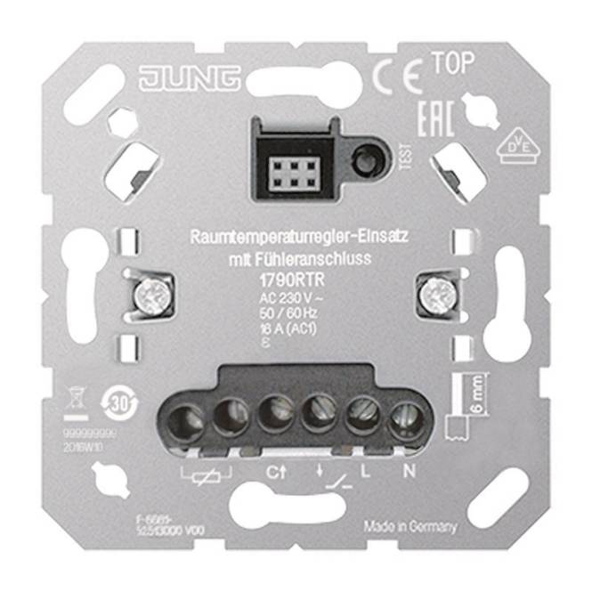 JG Raumtemperaturregl. 1790RTR Einsatz m. Fühleranschluss Install.Baumaterial Schaltermat/Geb.Steu