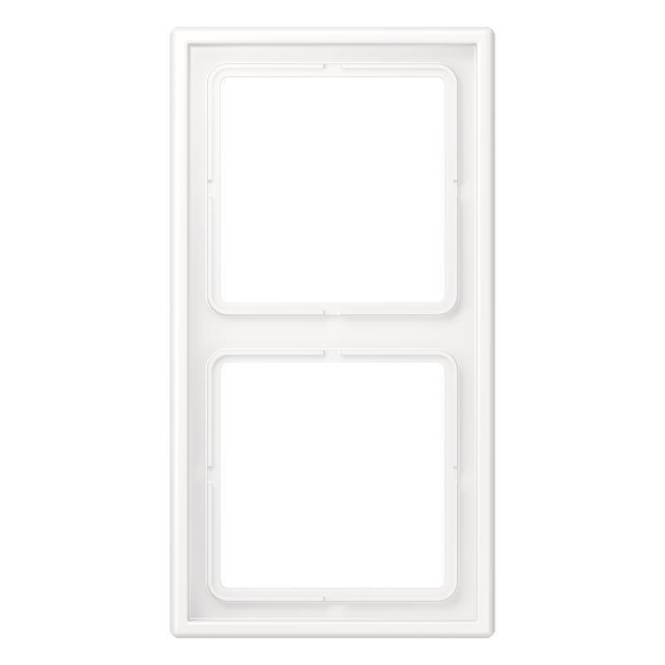 Jung Rahmen 2f LS982WWM schneeweiss Install.Baumaterial Schaltermat/Geb.Steu Schalter Steckdosenm