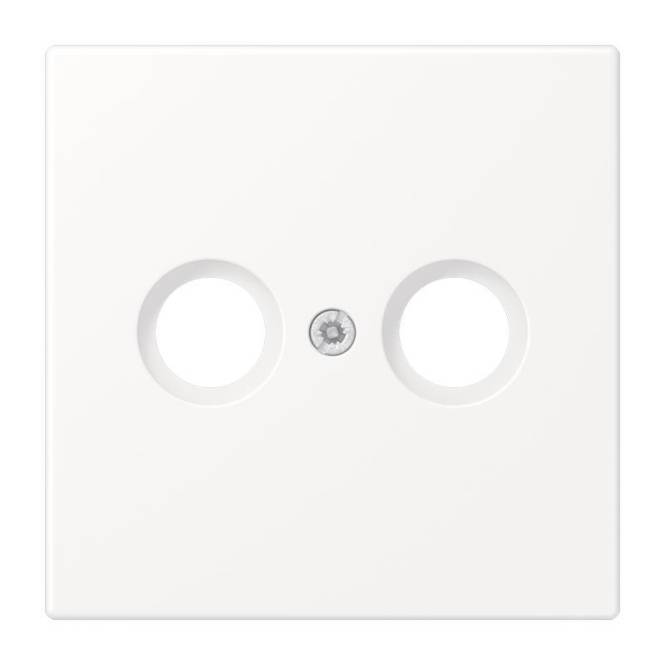 Jung Abdeckung LS990TVWWM f. Antennensteckdose weiss Install.Baumaterial Schaltermat/Geb.Steu