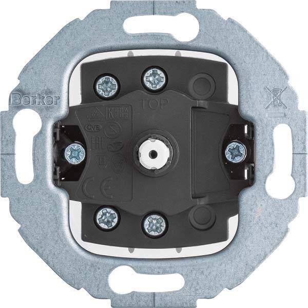 Berker Drehsch.Aus/Wechsel 387603 S1930/Glas/R.clas Install.Baumaterial Schaltermat/Geb.Steu