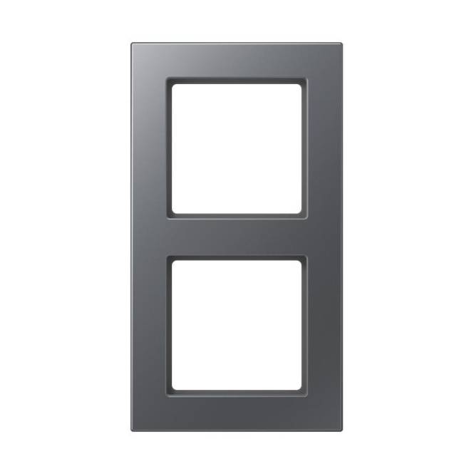 Jung Rahmen 2f.bruchsicher f. A5582BFANM anthrazit Install.Baumaterial Schaltermat/Geb.Steu Schalter