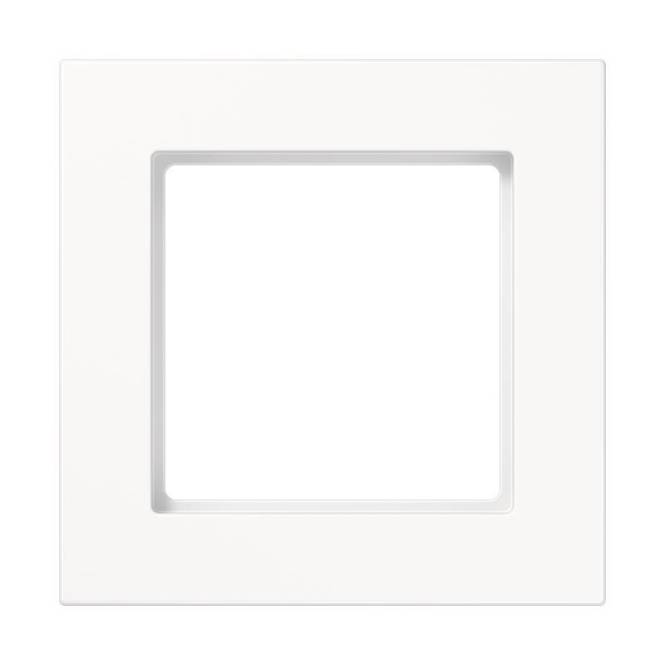 Jung Rahmen 1f.bruchsicher A5581BFWW alpinweiss Install.Baumaterial Schaltermat/Geb.Steu Schalter