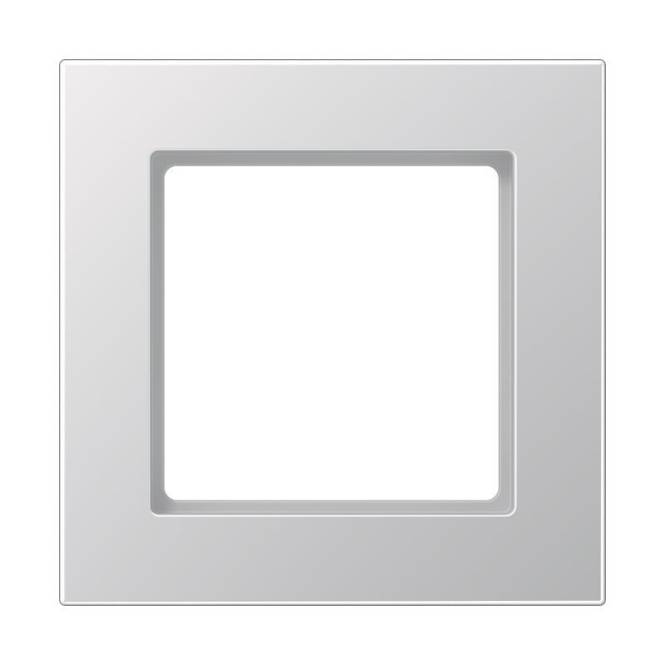 Jung Rahmen 1f.bruchsicher A5581BFAL Aluminium Install.Baumaterial Schaltermat/Geb.Steu Schalter