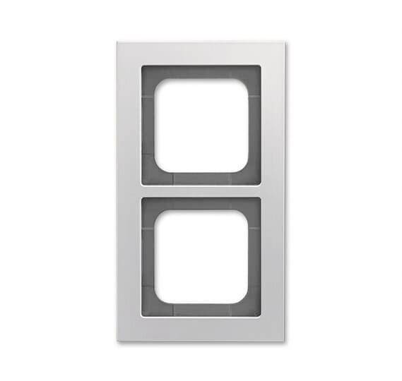 BJ Abdeckrahmen titan 1722-276 Busch-axcent Rahmen Install.Baumaterial Schaltermat/Geb.Steu Schalter