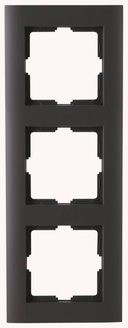 Kopp Abdeckrahmen 3f.HK07 ant 402715007 Install.Baumaterial Schaltermat/Geb.Steu Schalter