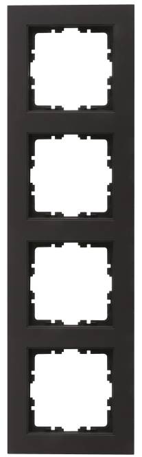 Kopp Abdeckrahmen 4f.HK07 ant 402815000 Install.Baumaterial Schaltermat/Geb.Steu Schalter