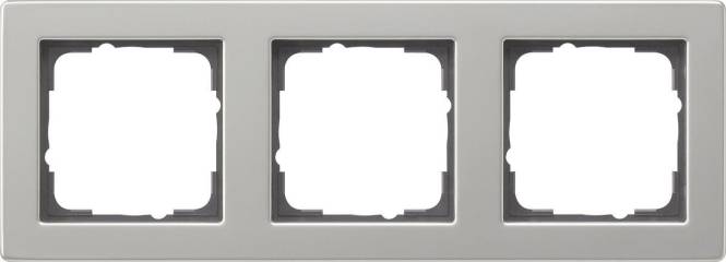 GIRA 021333 Abdeckrahmen 3fach E2 Edelstahl Install.Baumaterial Schaltermat/Geb.Steu Schalter