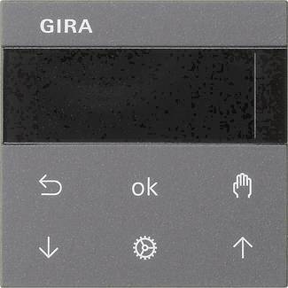 GIRA 536628 S3000 Jalousie-/Schaltuhr Display System 55 Anthrazit Install.Baumaterial Schalter