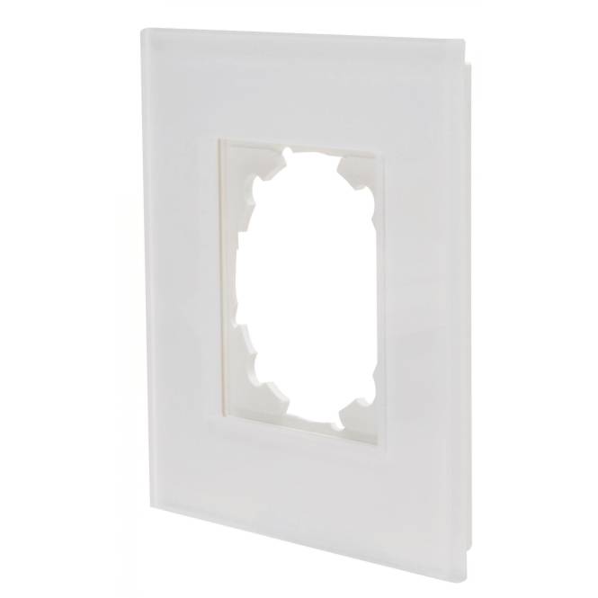 Kopp Glas-Rahmen 405302008 1f.HK07/ATHweiß Install.Baumaterial Schaltermat/Geb.Steu Schalter