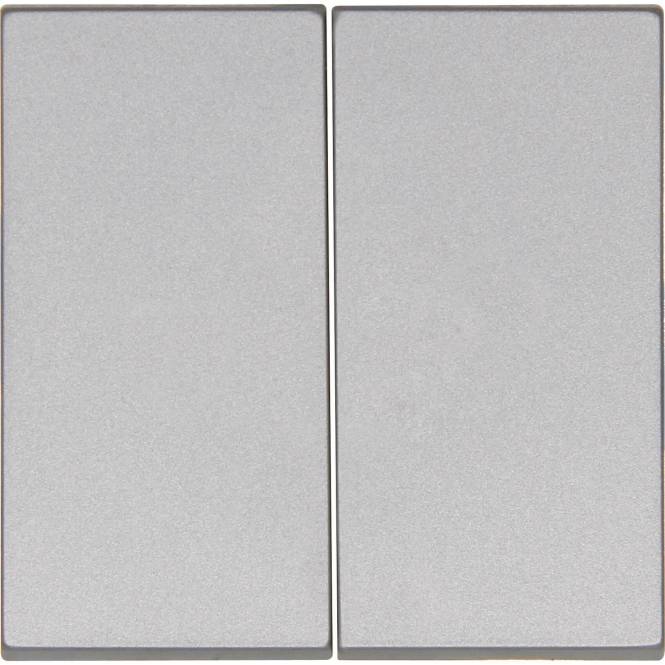 Kopp D-Wippe HK07 stahlfarben 490347009 Install.Baumaterial Schaltermat/Geb.Steu Schalter