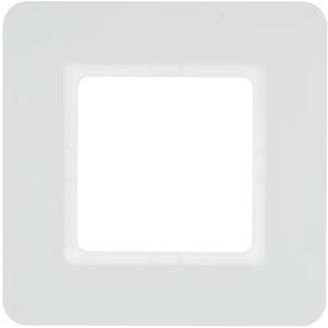 Berker Rahmen 1fach Q.7 10116189 polarweiß samt Install.Baumaterial Schaltermat/Geb.Steu Schalter