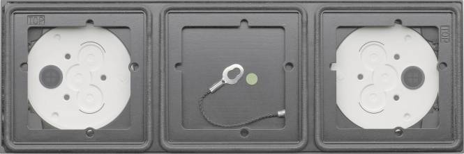 GIRA 5503910 AP-Gehäuse 3fach System 106 Anthrazit Install.Baumaterial Schaltermat/Geb.Steu