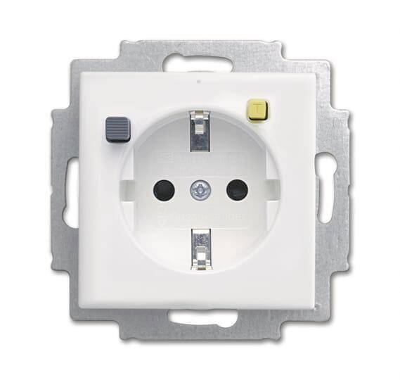 BJ FI-Schukomat VDEO664 3120 EUCB-914 alpinweiß Busch-balance SI Install.Baumaterial Schalter