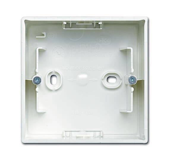 BJ balance SI AP Gehäuse 1701-914 1fach alpinweiß Install.Baumaterial Schaltermat/Geb.Steu