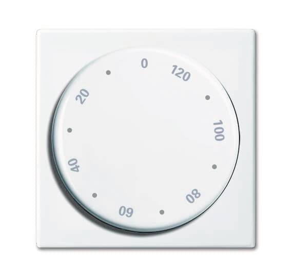 BJ Zentralscheibe Drehknopf 1771-914-102 120min alpinweiß balance SI Install.Baumaterial Schalter