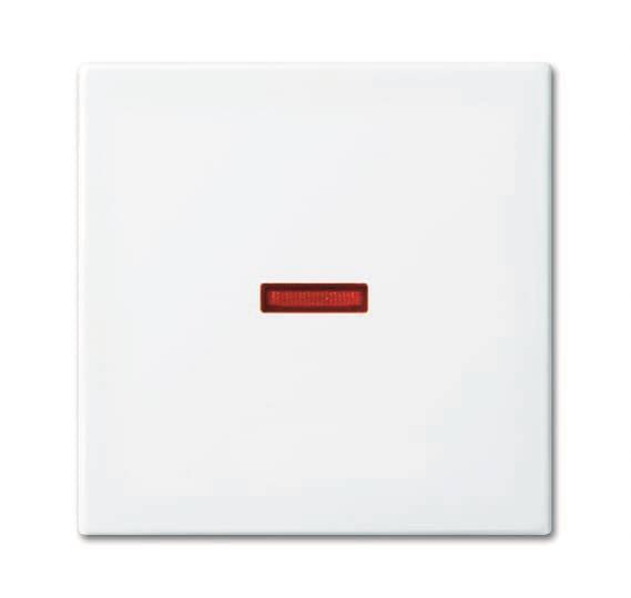 BJ balance SI Wippe Kontroll 1789-914 mit kleiner roter Kalotte alpinweiß Install.Baumaterial