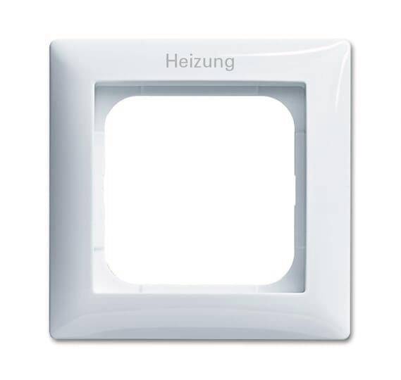 BJ Rahmen 1-fach Heizung 1721 JH-914 alpinweiß Install.Baumaterial Schaltermat/Geb.Steu Schalter