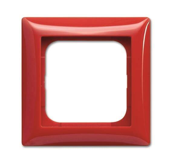 BJ Rahmen 1-fach rot 1721-917 Busch-Balance SI Install.Baumaterial Schaltermat/Geb.Steu Schalter