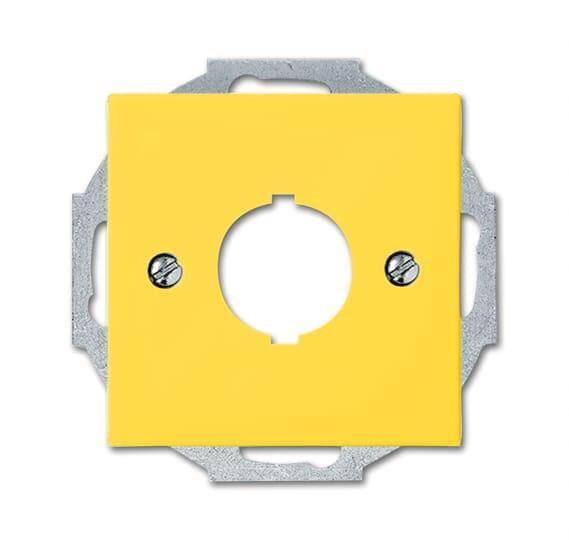 BJ Zentralscheibe 22,5mm 2533-914-15 gelb m.Tragring Busch-balance SI Install.Baumaterial Schalter
