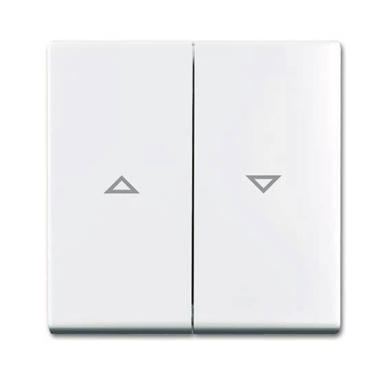 BJ balance SI Wippe Jalousie 2504-914 alpinweiß Install.Baumaterial Schaltermat/Geb.Steu Schalter