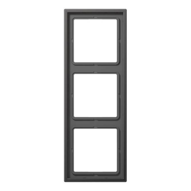 JG Rahmen 3fach AL2983D Aluminium Install.Baumaterial Schaltermat/Geb.Steu Schalter Steckdosenm