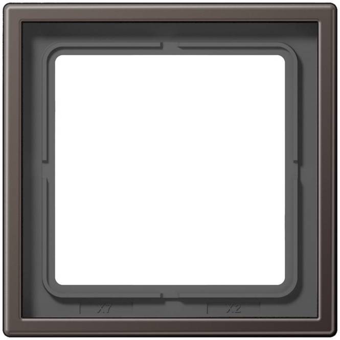 JG Rahmen 1fach AL2981D Aluminium Install.Baumaterial Schaltermat/Geb.Steu Schalter Steckdosenm