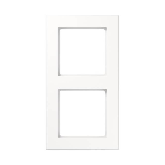 JG Rahmen 2fach Serie A AC582BFWW creation alpinweiß Install.Baumaterial Schaltermat/Geb.Steu