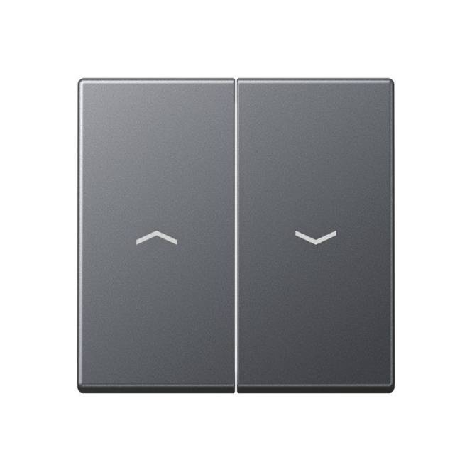 JG Wippe f.Jalousie- A595BFPANM Schalter/-Taster Serie A anthrazit matt Install.Baumaterial Schalter