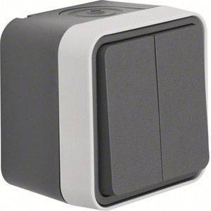 Berker Serienschalter AP W.1 30753505 lichtgrau Install.Baumaterial Schaltermat/Geb.Steu Schalter