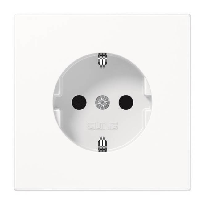 JG SCHUKO Steckdose LS1520WW alpinweiss Install.Baumaterial Schaltermat/Geb.Steu Schalter
