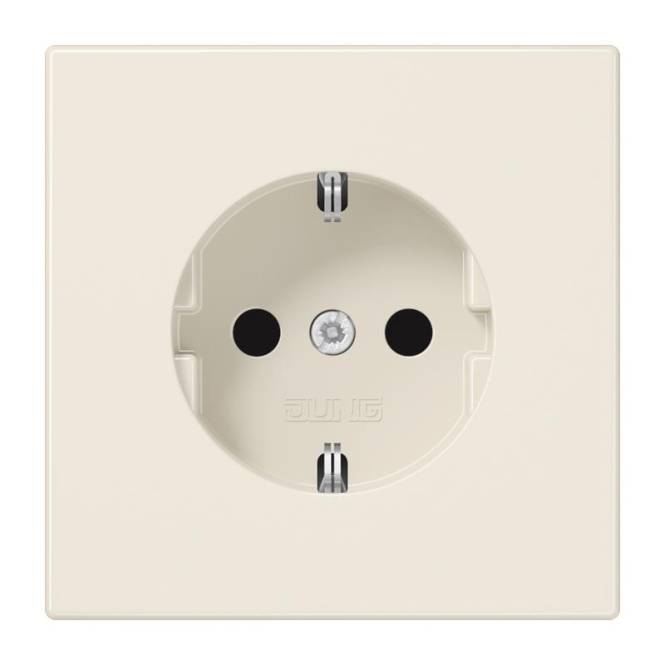 JG SCHUKO Steckdose weiß LS1520KI mit erh. Ber.-sch. Install.Baumaterial Schaltermat/Geb.Steu