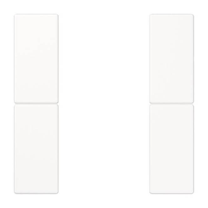 JG Tastensatz komplett 2fach LS502TSAWW weiss Install.Baumaterial Schaltermat/Geb.Steu Schalter