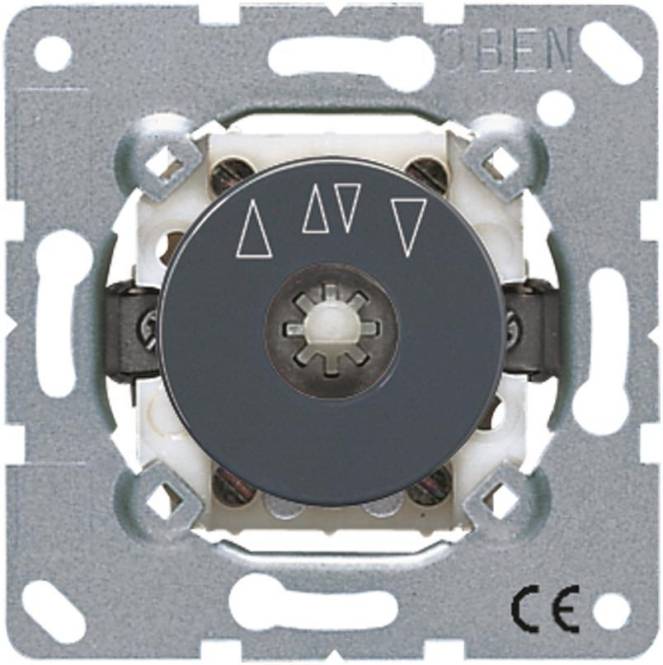 JG Jalousie-Drehschalter 2-pol. 1234.20 Install.Baumaterial Schaltermat/Geb.Steu Schalter
