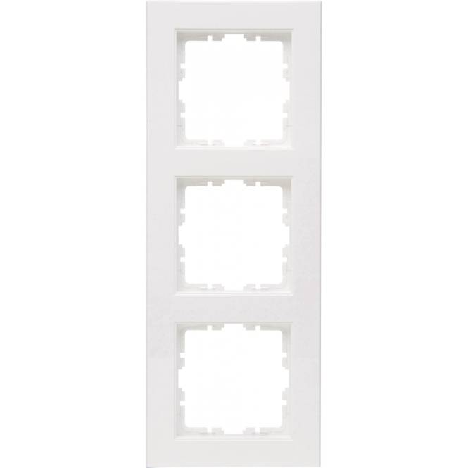 KOPP Abdeckrahmen 3f.HK07r-wei 402729008 Install.Baumaterial Schaltermat/Geb.Steu Schalter