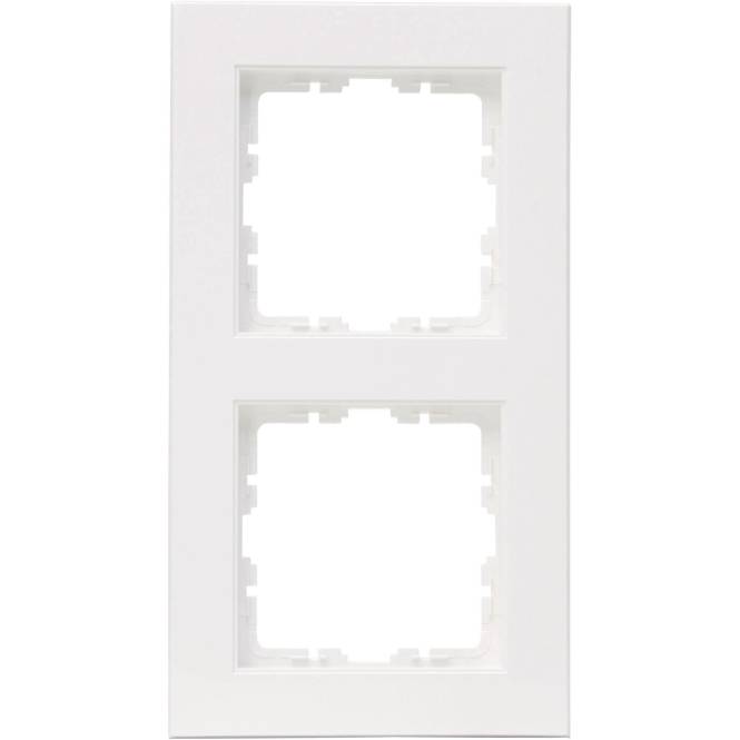 KOPP Abdeckrahmen 2f.HK07r-wei 402629005 Install.Baumaterial Schaltermat/Geb.Steu Schalter