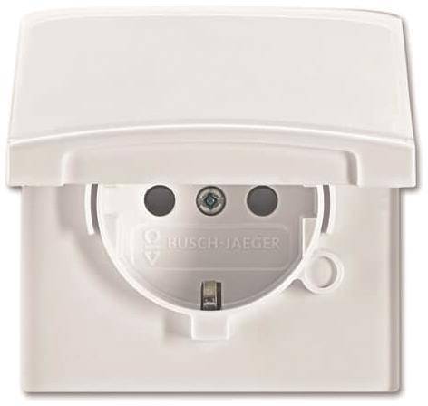 BJ Steckdose,Klappdeckel 20 EUGKB-34-101 Allwetter wassergeschützt IP44 aws Install.Baumaterial