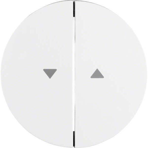 Berker Wippen m. Aufdruck 16252089 Symbol Pfeil R.1/R.3 polarweiß, glänzend Install.Baumaterial