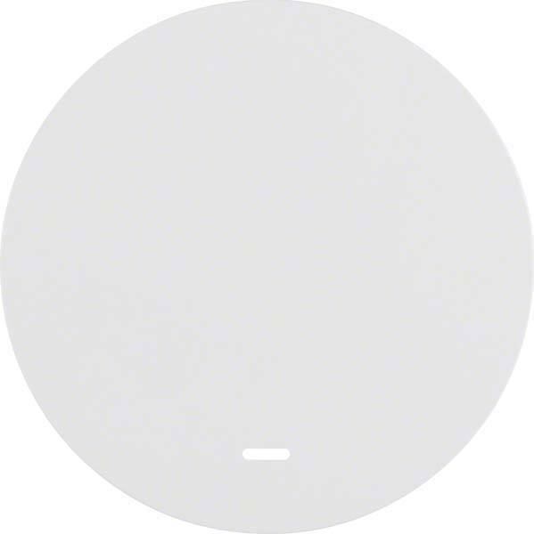 Berker Wippe m. klarer Linse 16212089 R.1/R.3 polarweiß, glänzend Install.Baumaterial Schalter