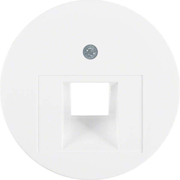 Berker R.1/R.3 Abdeckung UAE 14072089 1fach polarweiß glänz Install.Baumaterial Schalter