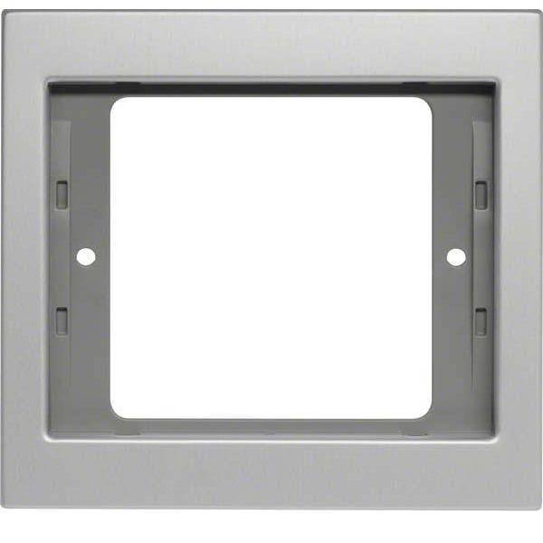 Berker Rahmen K.5 Alu 13137003 1fach Install.Baumaterial Schaltermat/Geb.Steu Schalter Steckdosenm