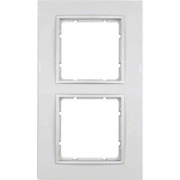 Berker Rahmen B.7 alu, matt 10126424 Install.Baumaterial Schaltermat/Geb.Steu Schalter Steckdosenm