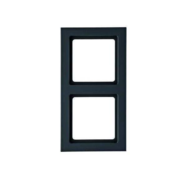 Berker Rahmen Q.3 2-fach 10126096 samt anthrazit, Install.Baumaterial Schaltermat/Geb.Steu Schalter