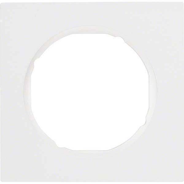 Berker Rahmen R.3 1fach 10112289 polarweiß glänzend Install.Baumaterial Schaltermat/Geb.Steu